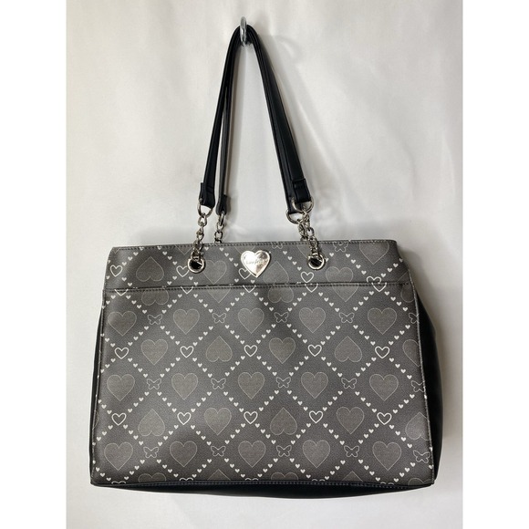 Luv Betsey by Betsey Johnson Handbags - Luv Betsey By Betsey Johnson Women's Purse Tote Bag Valentine's Day Hearts Glam